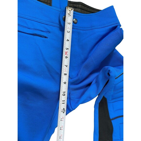 VTG 80s Profile Men’s Size 28 Blue Black Ski Pants Hong Kong Nylon Wool Stirrups - Picture 15 of 16
